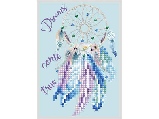 Diamond Dotz Carte à motif pour l'artisanat Dreamcatcher