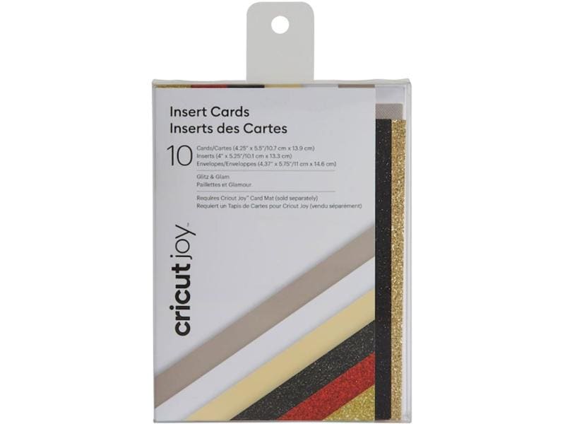 Cricut Carte vierge Joy 10.7 x 13.9 cm, Glitz et Glam