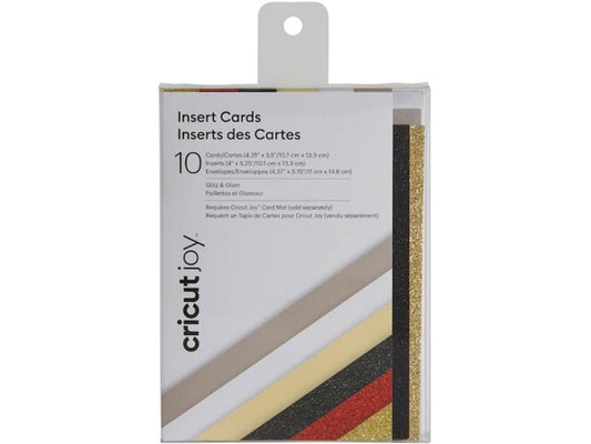 Cricut Carte vierge Joy 10.7 x 13.9 cm, Glitz et Glam