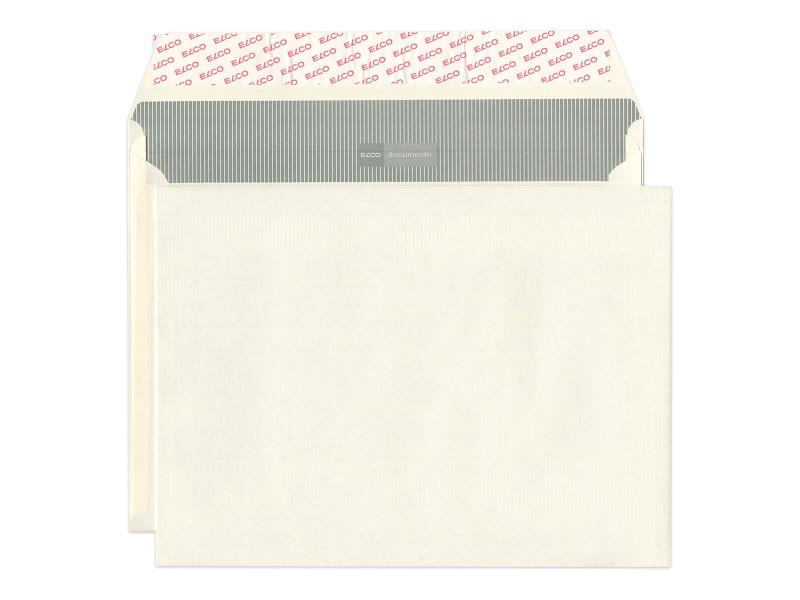 ELCO Enveloppe Documento C4 Beige avec pli latéral, 200 pièces