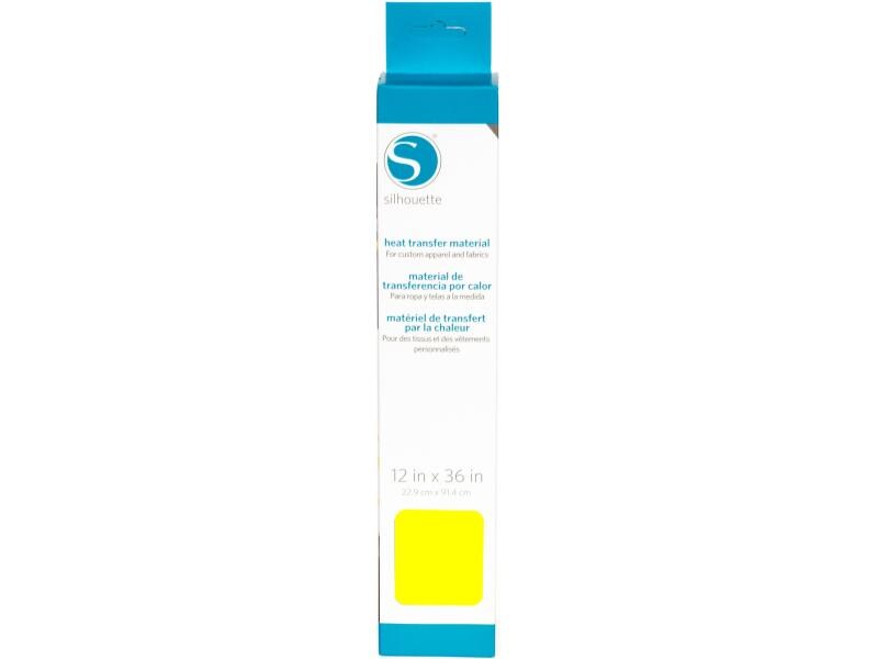 Silhouette Film thermocollant 30.5 cm x 91.4 cm Lisse, jaune fluo