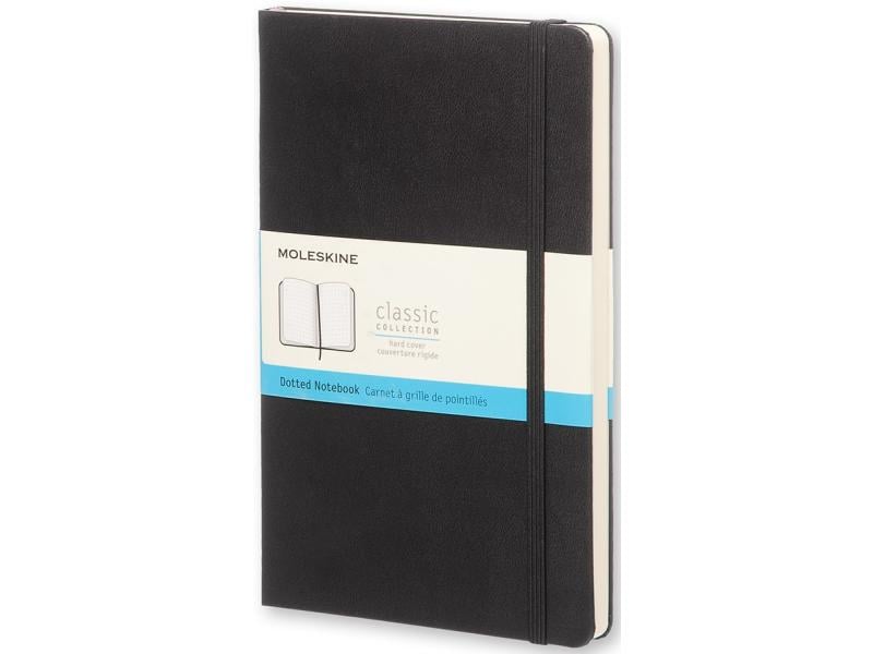 Moleskine Bloc-notes Classic A5 Pois, Noir, 240 pages
