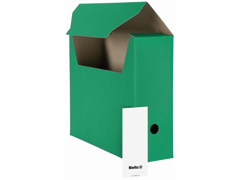 Biella Boîte d’archivage A4 Vert10 pièces