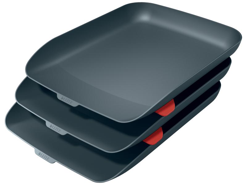 Leitz Panier Cosy, ensemble de 3 Gris