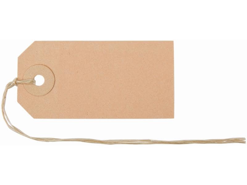 Biella Étiquettes suspendues 35 x 70 mm, 50 pièces