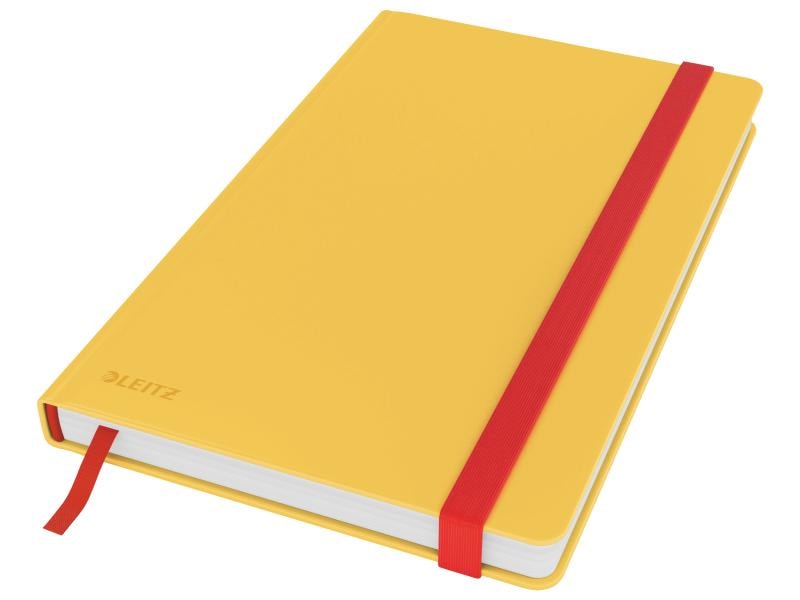 Leitz Bloc-notes Cosy 14.8 x 21 cm, À carreaux, Jaune