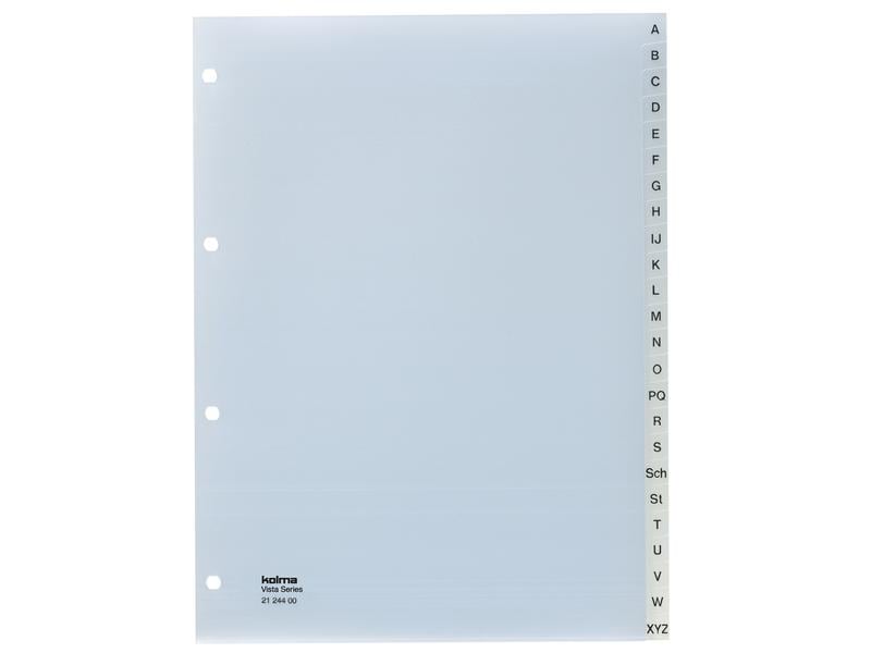 Kolma Registre A4 Vista A-Z