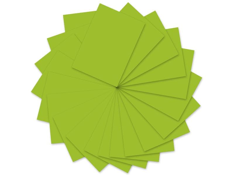 URSUS Papier coloré 50 x 70 cm, 130 g/m², 10 feuilles, vert clair