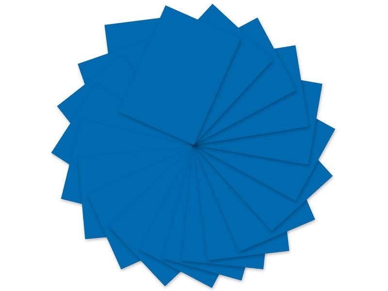 URSUS Papier coloré A4, 130 g/m², 100 feuilles, bleu foncé