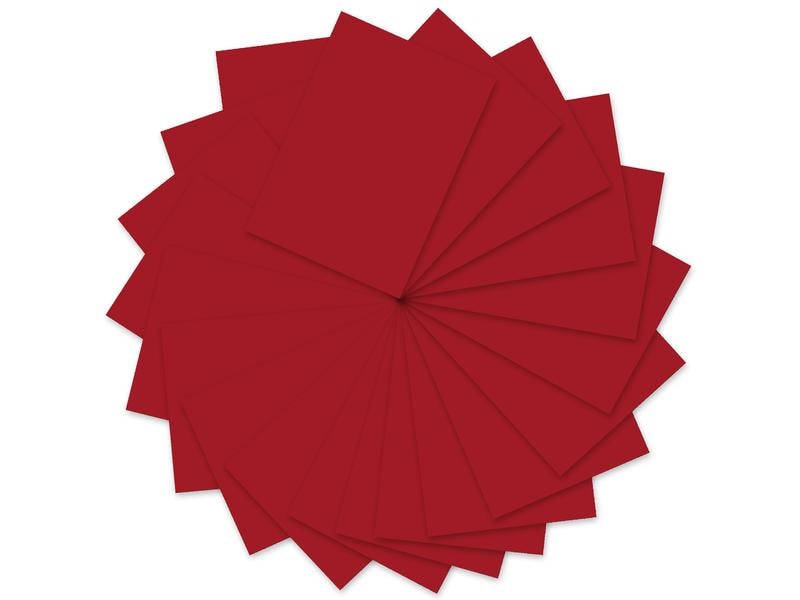URSUS Papier coloré A4, 130 g/m², 100 feuilles, rouge foncé