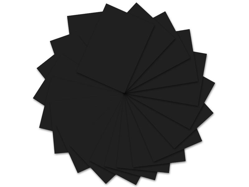 URSUS Papier coloré A4, 130 g/m², 100 feuilles, noir