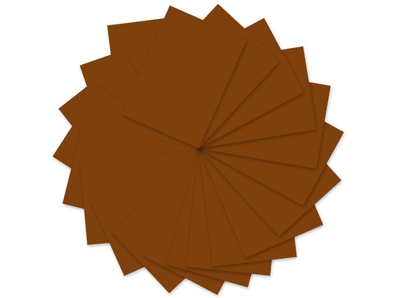 URSUS Papier coloré A4, 130 g/m², 100 feuilles, brun moyen