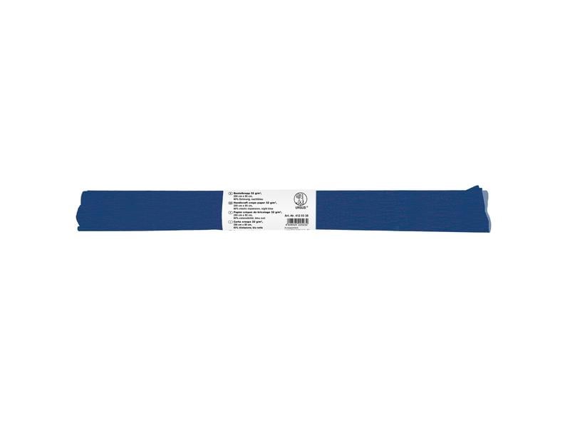URSUS Papier crêpe 50 cm x 2,5 m, 32 g/m², bleu nuit