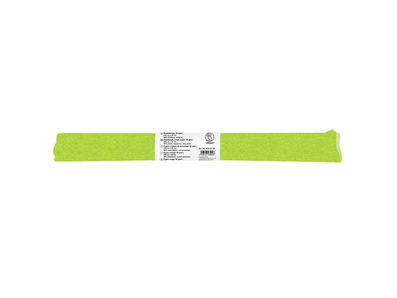 URSUS Papier crêpe 50 cm x 2,5 m, 32 g/m², vert de mai
