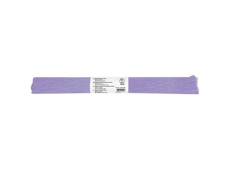URSUS Papier crêpe 50 cm x 2,5 m, 32 g/m², lilas