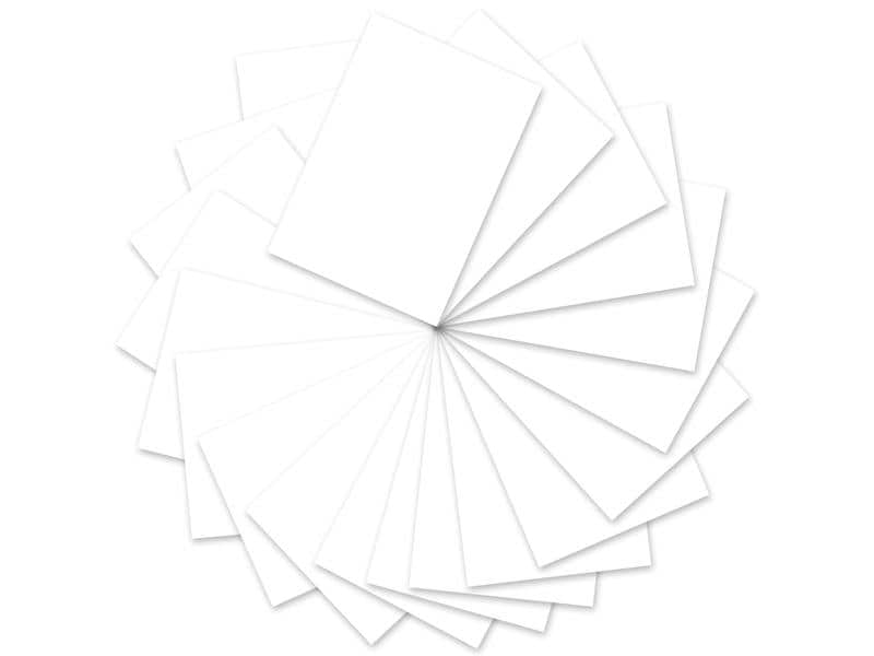 URSUS Papier coloré A4, 130 g/m², 100 feuilles, blanc haut