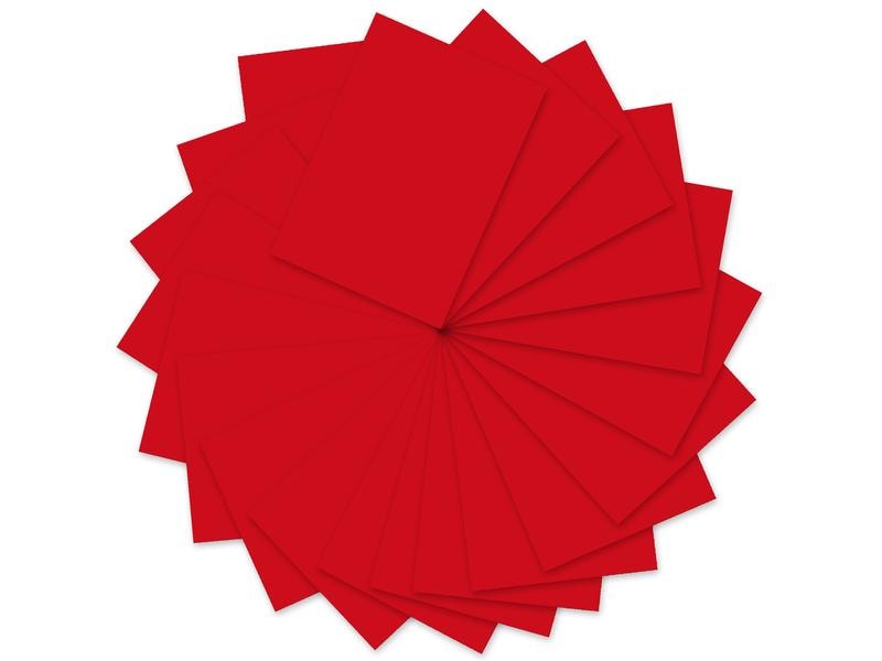 URSUS Papier coloré A4, 130 g/m², 100 feuilles, rouge rubis