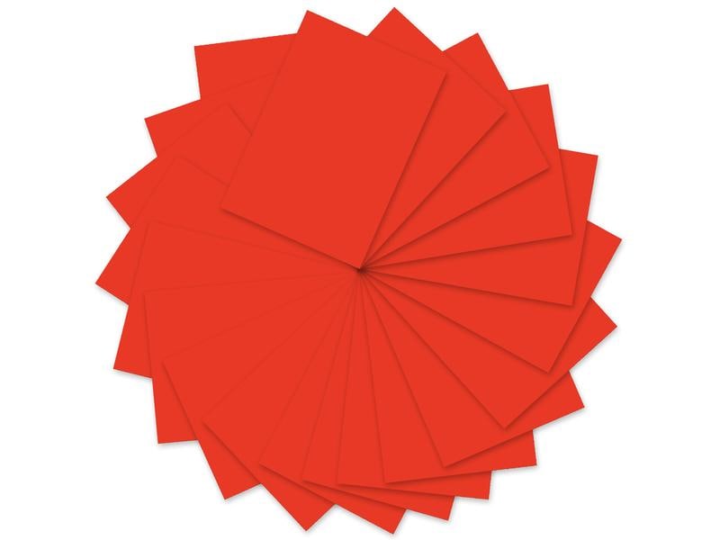 URSUS Papier coloré A4, 130 g/m², 100 feuilles, rouge carmin