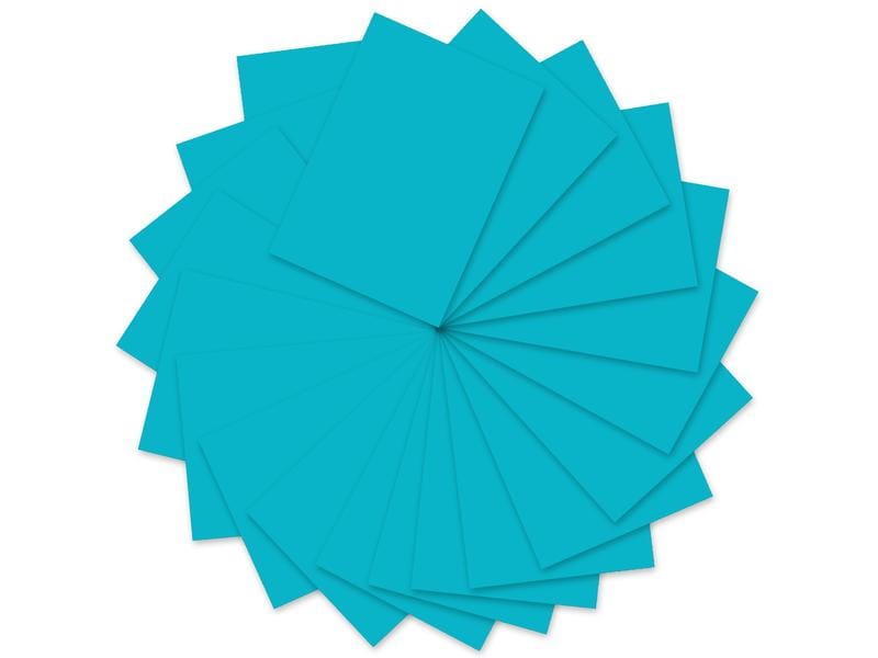 URSUS Papier coloré A4, 130 g/m², 100 feuilles, bleu azur