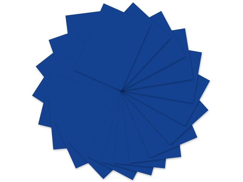 URSUS Papier coloré A4, 130 g/m², 100 feuilles, bleu royal