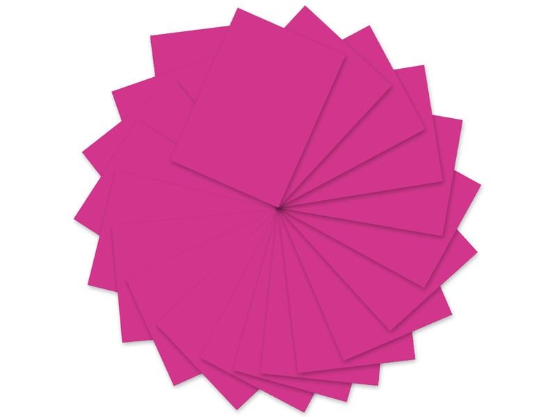 URSUS Papier coloré A4, 130 g/m², 100 feuilles, éosine