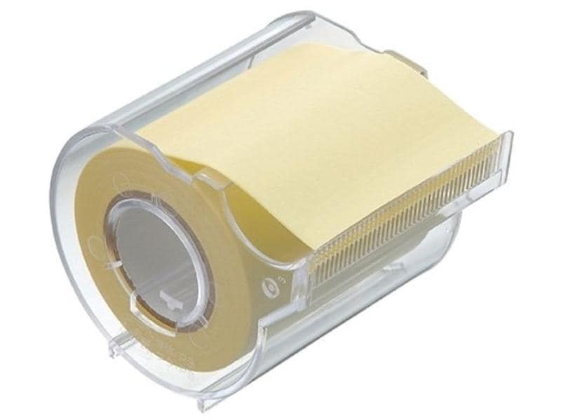 NT Cutter Distributeur à feuillets adhésif Yamato 5 cm Jaune, 1 rouleau