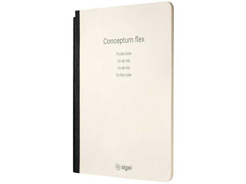 Sigel Carnet de notes Conceptum flex A5, quadrillé, brun clair