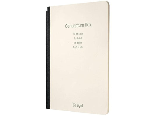 Sigel Carnet de notes Conceptum flex A5, quadrillé, brun clair
