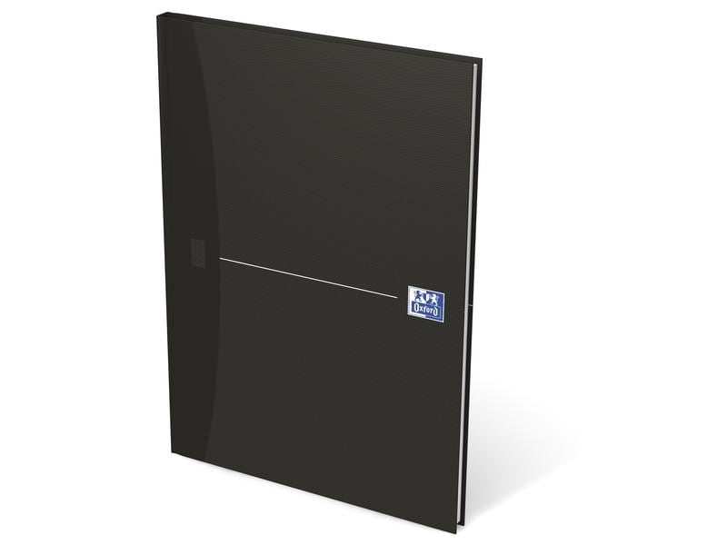 Oxford Bloc-notes Office Essentials, A4, À carreaux, Noir