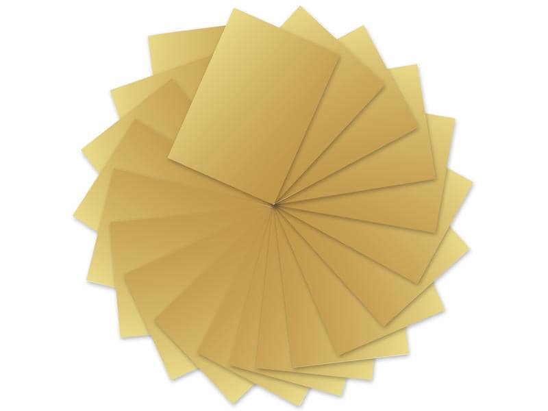 URSUS Papier coloré A4, 130 g/m², 100 feuilles, or