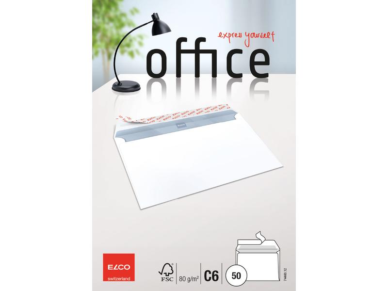 ELCO Enveloppe Office C6 sans fenêtre, 50 pièces