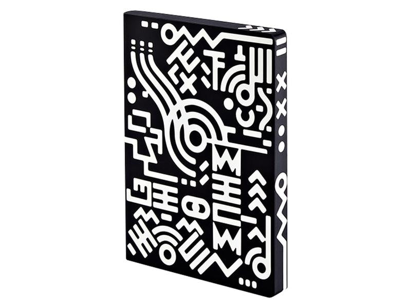 Nuuna Bloc-notes Graphic L Metropolis 22 x 16,5 cm, Pois
