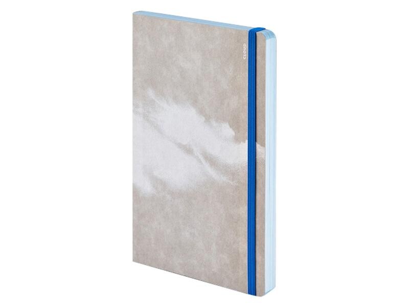 Nuuna Bloc-notes Inspiration Book Cloud 20 x 13,5 cm, Vierge, Bleu