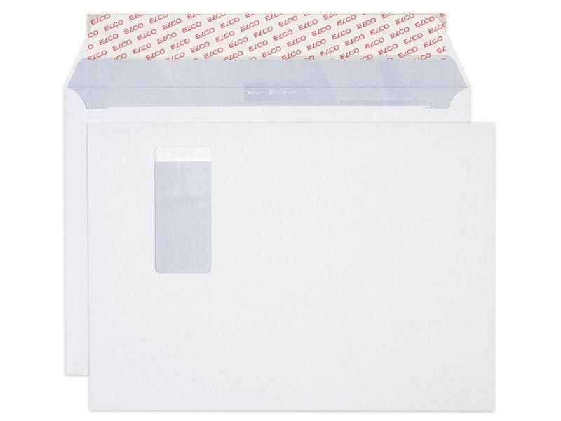 ELCO Enveloppe Premium C4 avec fenêtre à droite, 250 pièces