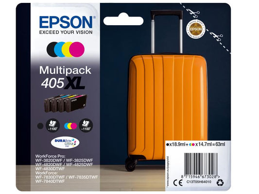 Epson Encre No. 405XL / C13T05H64010 BK, C, M, Y