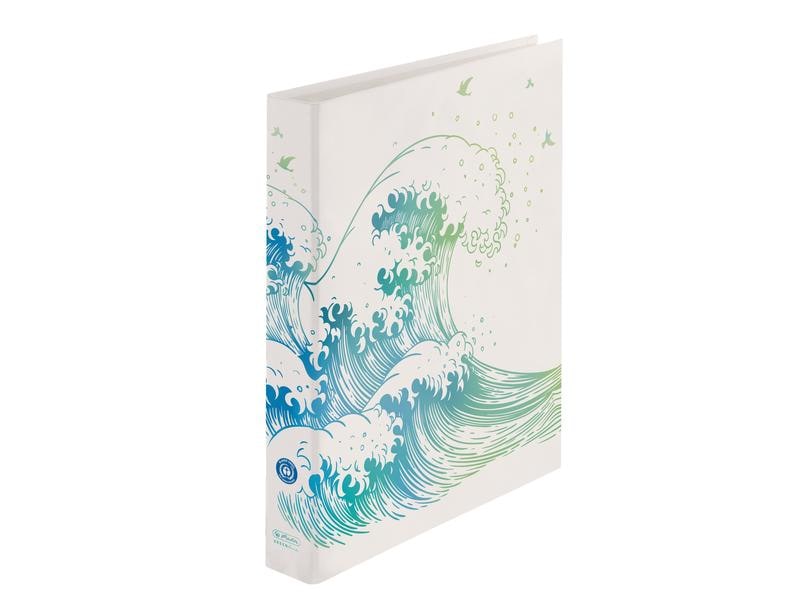 Herlitz Classeur à anneaux MaX GREENline Puits 2.5 cm, Multicolore