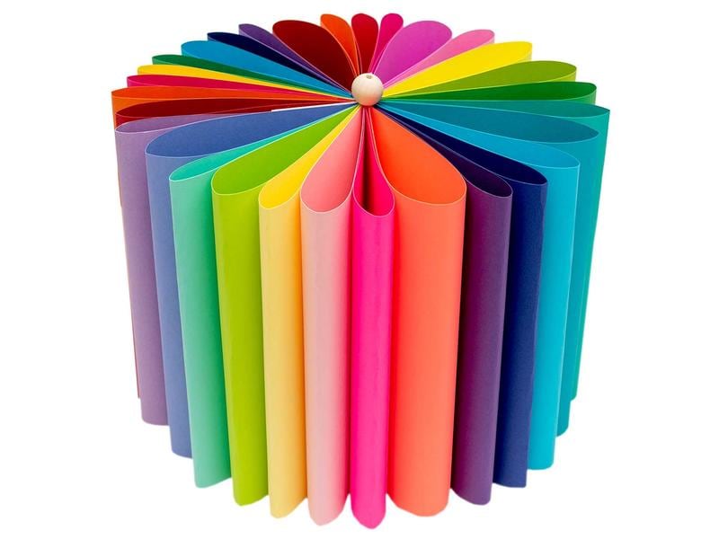 Rico Design Papier de bricolage 1 bloc de 30 feuilles, Couleur assortie