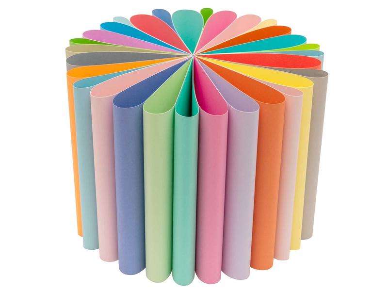 Rico Design Papier de bricolage 1 bloc de 30 feuilles, Couleurs pastel