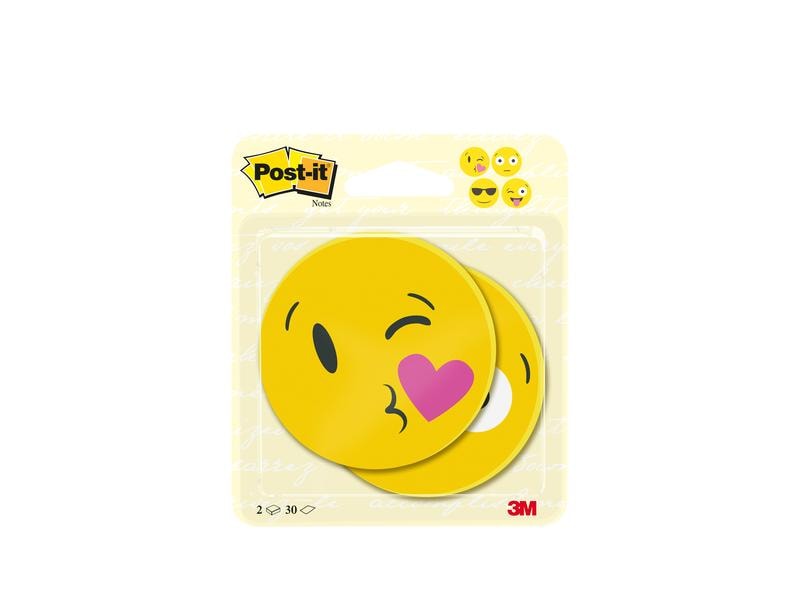 Post-it Fiche de bloc-notes Post-it Face Designs, 2 blocs de 30 feuilles chacun