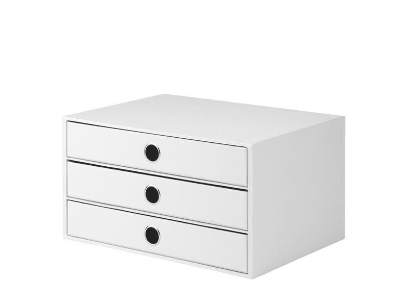 Rössler Boîte à tiroirs S.O.H.O. A4 Blanc