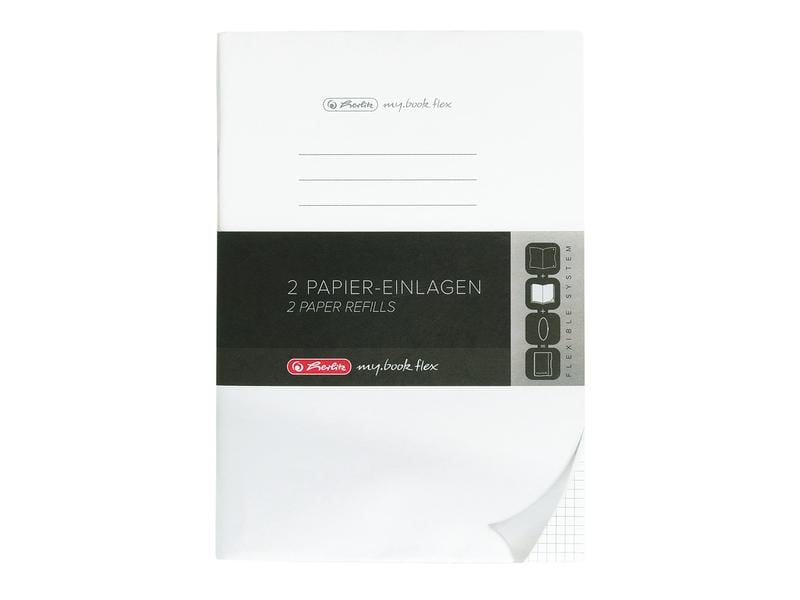 Herlitz Bloc-notes A4, au carré, 2x40 feuilles