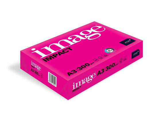 Image Papier pour photocopie Image Impact A3, Extra-blanc, 300 g/m², 125 feuilles