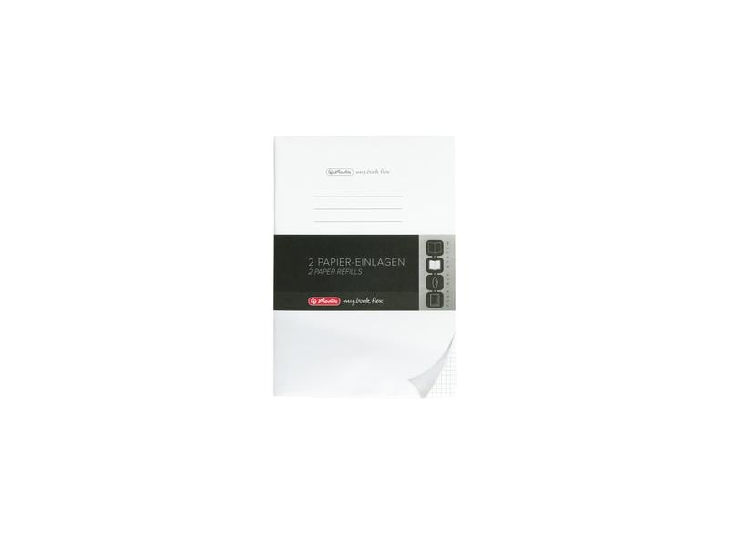 Herlitz Bloc-notes A5, au carré, 2x40 feuilles