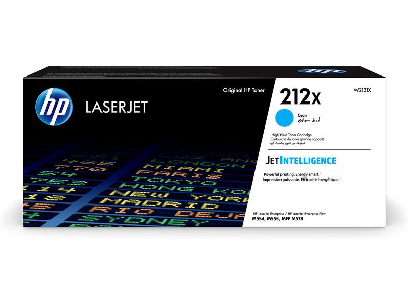 HP Toner Nr.212X (W2121X) Cyan