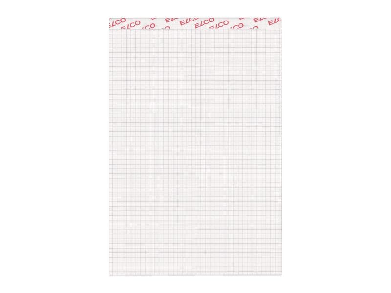 ELCO Bloc-notes A5 70 g/m² ,4 mm quadrillé perforé, 5 pièces