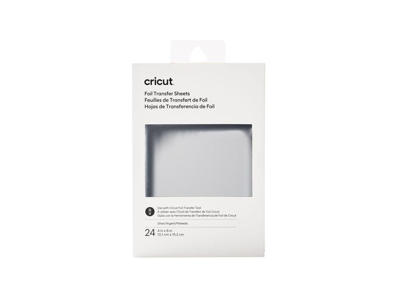 Cricut Film de transfert 10.1 x 15.2 cm Argenté , 24 feuille