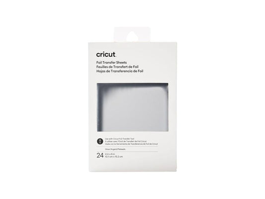 Cricut Film de transfert 10.1 x 15.2 cm Argenté , 24 feuille