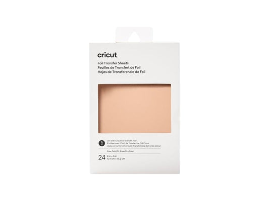 Cricut Film de transfert 10.1 x 15.2 cm Rosé , 24 feuille