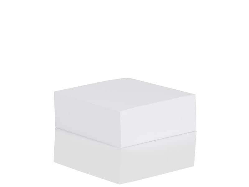 Rössler Fiche de bloc-notes Recharge 9,5 x 9,5 cm, 250 feuilles, Blanc