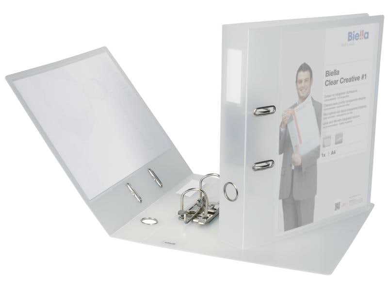 Biella Dossier Clear Creative A4 4 cm, Transparent